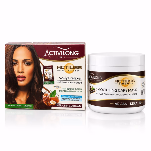 Hair straightening cream  &  Argan & Keratin Hair Mask 200ml  offer