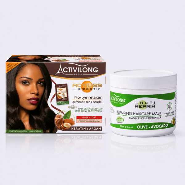 Hair straightening cream  &  Avocado & Olive Hair Mask 200ml