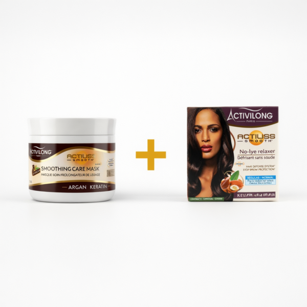 Hair straightening cream & Hair mask with Argan + creatine 200ml